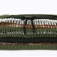 Y2K STRIPE HOLLOW OUT FISHNET SWEATSHIRT - Thumbnail 6