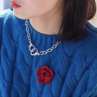 DOUBLE HEART NECKLACE  - Thumbnail 1