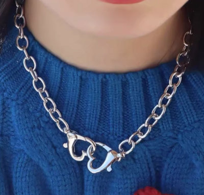 DOUBLE HEART NECKLACE 