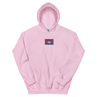 Khmer Flag embroidered Unisex Hoodie - Thumbnail 3