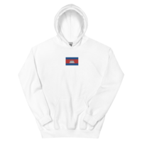 Khmer Flag embroidered Unisex Hoodie - Thumbnail 4
