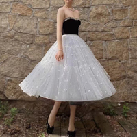 White Tulle Skirt Outfit Wedding White Tulle Midi Skirts Bridesmaid Tulle Tutu Skirt Plus Size Tiered Tulle Skirts - Thumbnail 1