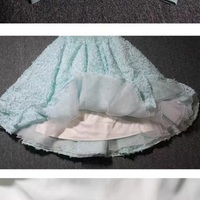 Women Light BLUE Long Tulle Skirts High Waisted Puffy Tutu Skirt Princess Outfit Plus Size - Thumbnail 8