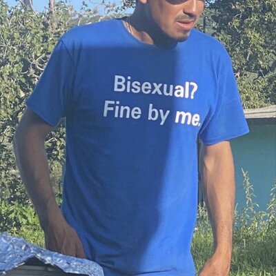 Free shipping-bisexual? fine for me tee - Thumbnail 3