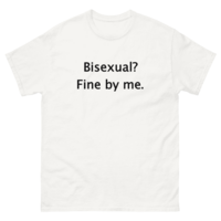 Free Shipping-BISEXUAL? FINE FOR ME TEE - Thumbnail 4