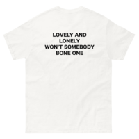 Free Shipping-LOVELY AND LONLEY WON'T SOMEBODY BONE ME TEE - Thumbnail 3