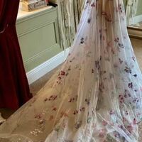 Sweetheart A-Line Tulle Long Evening Prom Dress - Thumbnail 1