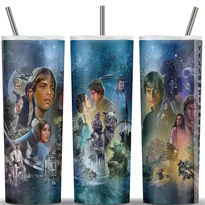 Star wars original trilogy 20 oz tumbler