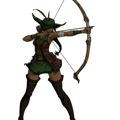 Sonya the archer 8x10