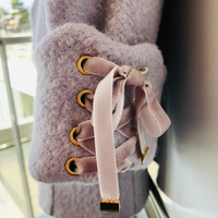 LIZ LISA Princess Blue Lace-Up Coat - Thumbnail 5