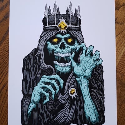 The lich king - print 11"x14" 