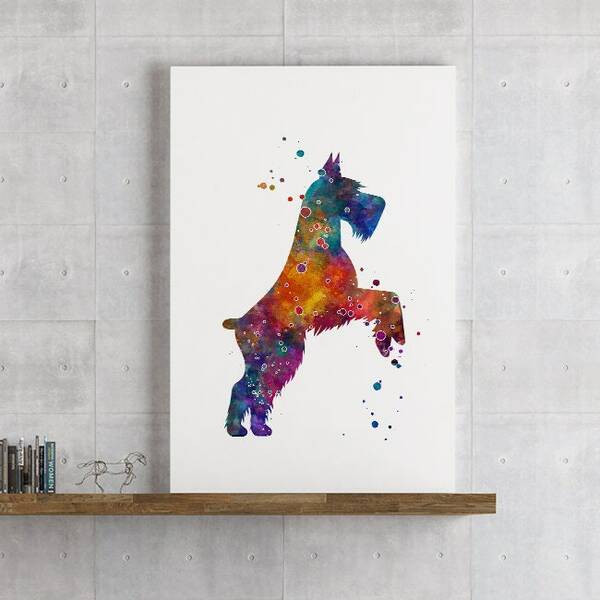 Schnauzer Art Print