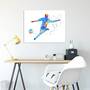 Soccer Colorful Watercolor Print-3