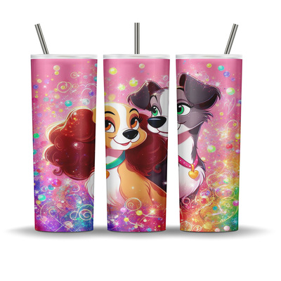 Disney's lady & the tramp 20 oz tumbler