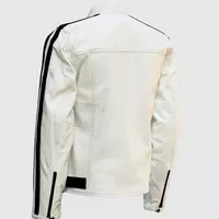 OFF WHITE LEATHER JACKET - Thumbnail 1