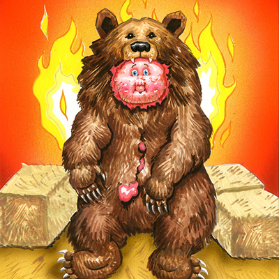 Crispy christian / nick offering final art - horrorible kids - series 8 2023