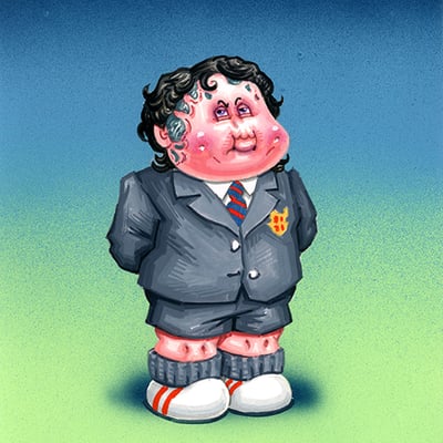 Boy ish / little monty final art - horrorible kids - series 8 2023