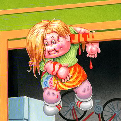 Trapped tatum / wrecked rose final art - horrorible kids - series 8 2023