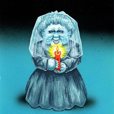 Blake bride / pretty parker final art - horrorible kids - series 8 2023