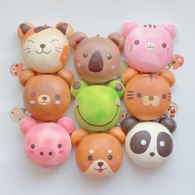 Puni maru animal bun squishy
