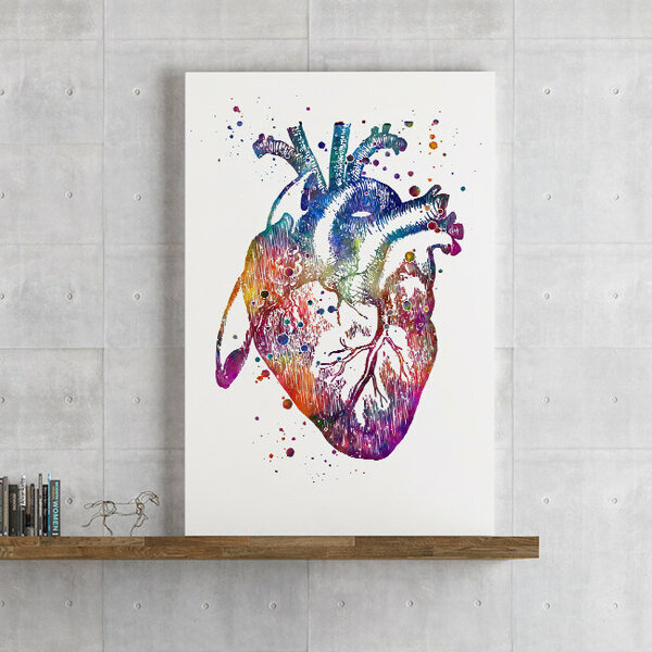 Anatomical Heart Art Print