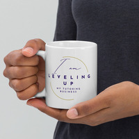 Leveling Up White glossy mug - Thumbnail 1