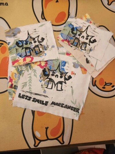 Less Smile More Anger Patch 