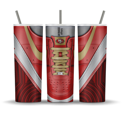 San francisco 49ers shoe tumbler 20 ounces
