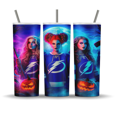 Tampa bay lightning x hocus pocus halloween 20 oz tumbler