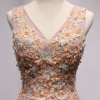 Dark Pink Tulle Formal Dress Long A Line Party Dress, Handmade Party Dresses KPP1638 - Thumbnail 3