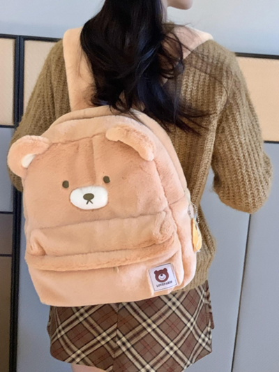 Cute Bear Plush Bag