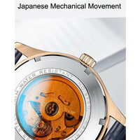 Rat Carnival watch Symbolic Animals 41mm dial Japanese mechanical movt 3ATM causal business wristwatch 515G - Thumbnail 5