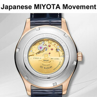 Tiger Carnival watch Symbolic Animals 41mm dial Japanese mechanical movt 3ATM causal business wristwatch 515G - Thumbnail 5