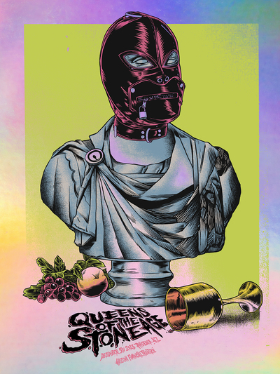 Queens of the Stone Age poster - foil varient