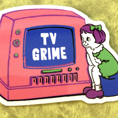 Tv grime "grime time" sticker