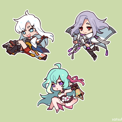 Dragalia lost forgotten truths stickers 