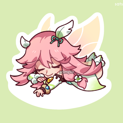 Dragalia lost slumbering notte thick acrylic standee
