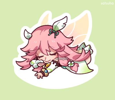 Dragalia Lost Slumbering Notte Thick Acrylic Standee