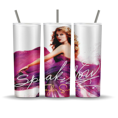 Taylor swift speak now cd cover 20 oz tumbler