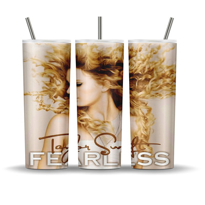 Taylor swift fearless cd cover 20 oz tumbler