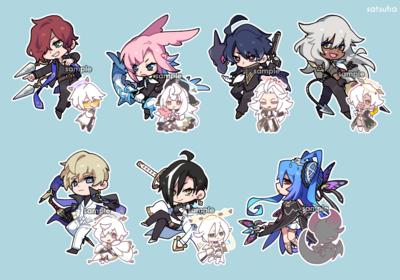 Dragalia Lost Apostles Acrylic Charms 