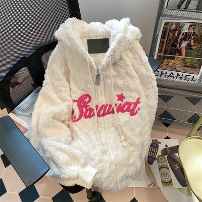 New velvet thickened sweatshirt and hoodie