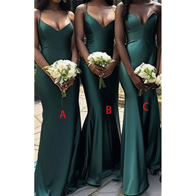 Dark Green Bridesmaid Dresses for Wedding Party 