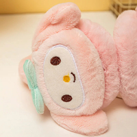 Cute Kuromi Soft Plush Warmer Earmuffs - Thumbnail 4