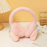 Cute Kuromi Soft Plush Warmer Earmuffs - Thumbnail 5