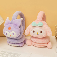 Cute Kuromi Soft Plush Warmer Earmuffs - Thumbnail 3