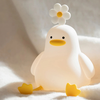 Cartoon Flower Duck Pat Lamp - Thumbnail 1