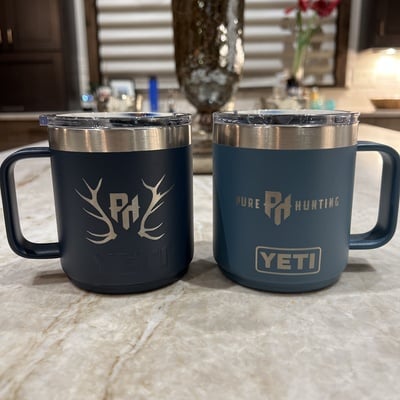 Pure hunting yeti coffee mugs