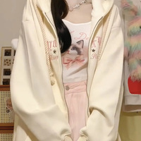 Original sweet and cute three-dimensional small wings hoodie - Thumbnail 8