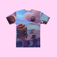 Y2K 3D Pastel Space Render T Shirt - Thumbnail 1